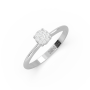 Δαχτυλίδι Invisible EM014 σε Λευκό Χρυσό 18Κ με Διαμάντια